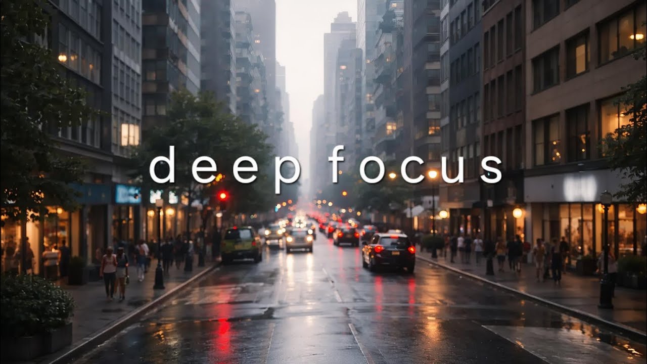 Deep Focus – Rain Ambient Soundscape