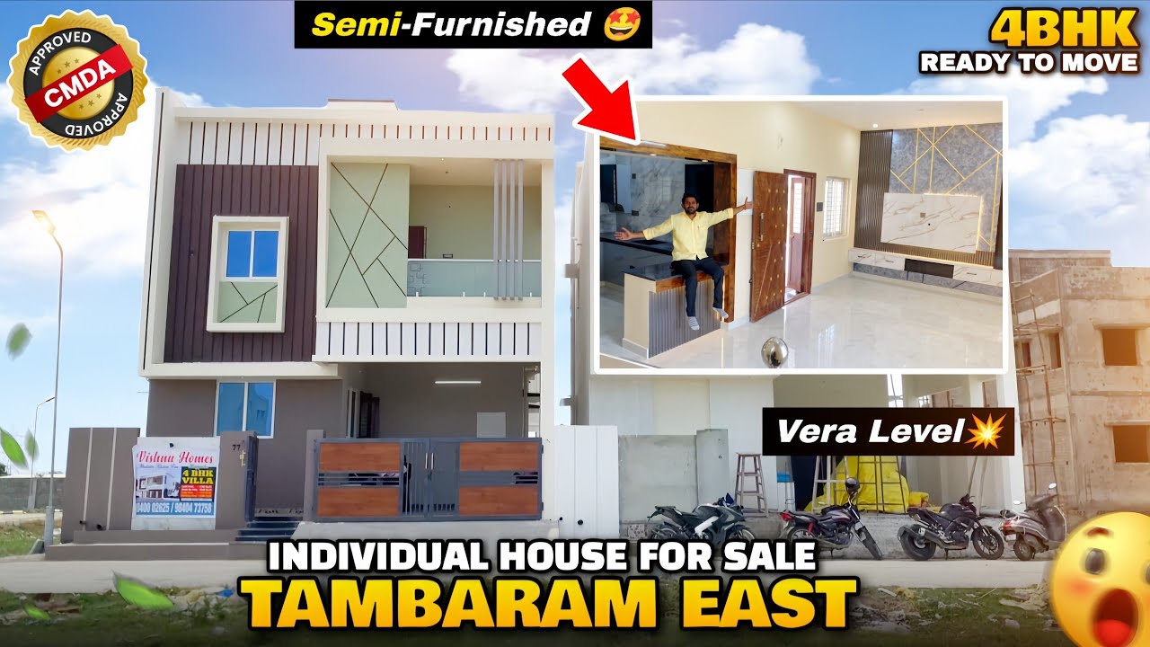 😍Dream Home 4BHK 🏡🔥Individual House For Sale ❤Chennai Tambaram East