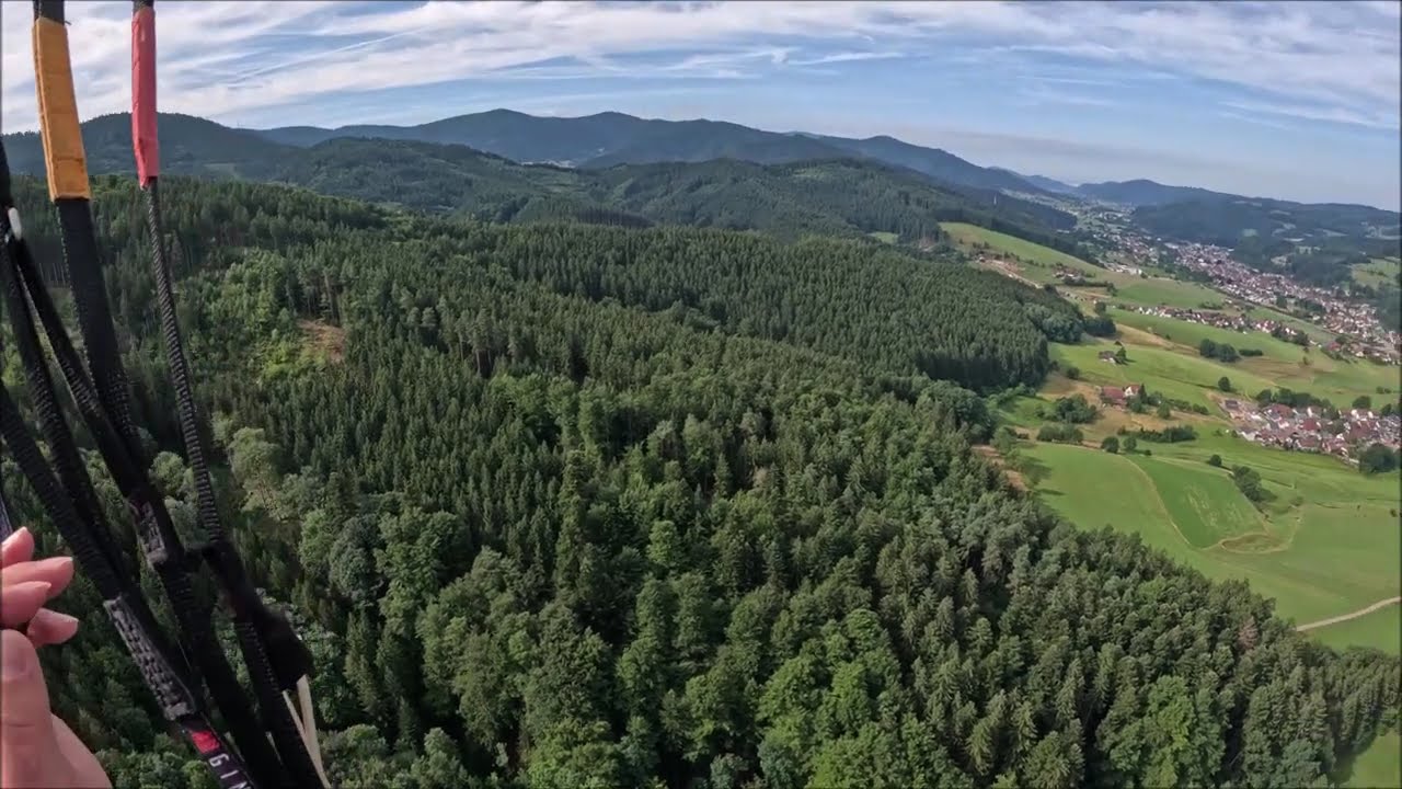 Gleitschirmfliegen Gschasi, Elztal