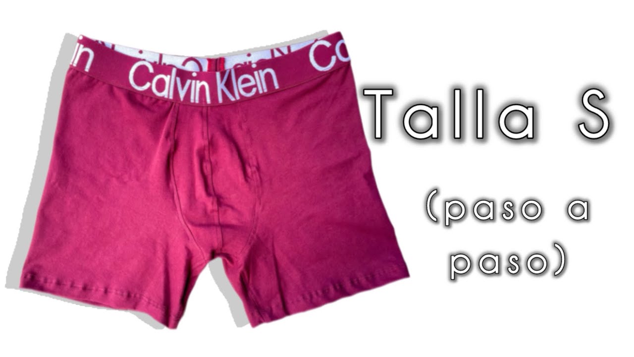 Cómo hacer un bóxer para hombre (Talla S) paso a paso [fácil y rápido]
