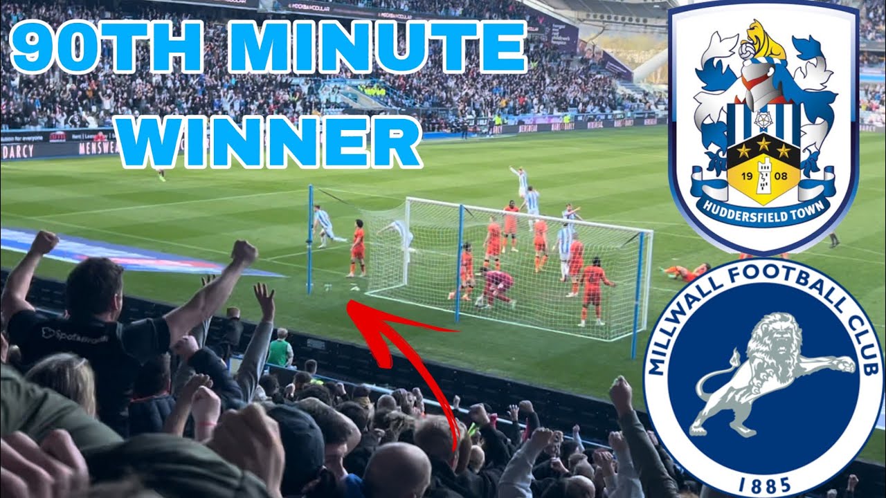 LIMBS IN THE LAST MINUTE ! Huddersfield Town Vs Millwall 1-0 EFL Championship Match Day Vlog