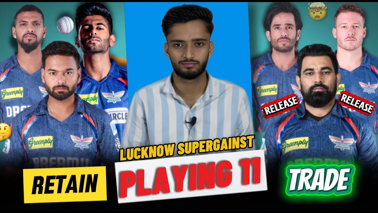 IPL 2026 : Lucknow Supergiants Retained & Release Player List | Playing 11 | Cric inshot