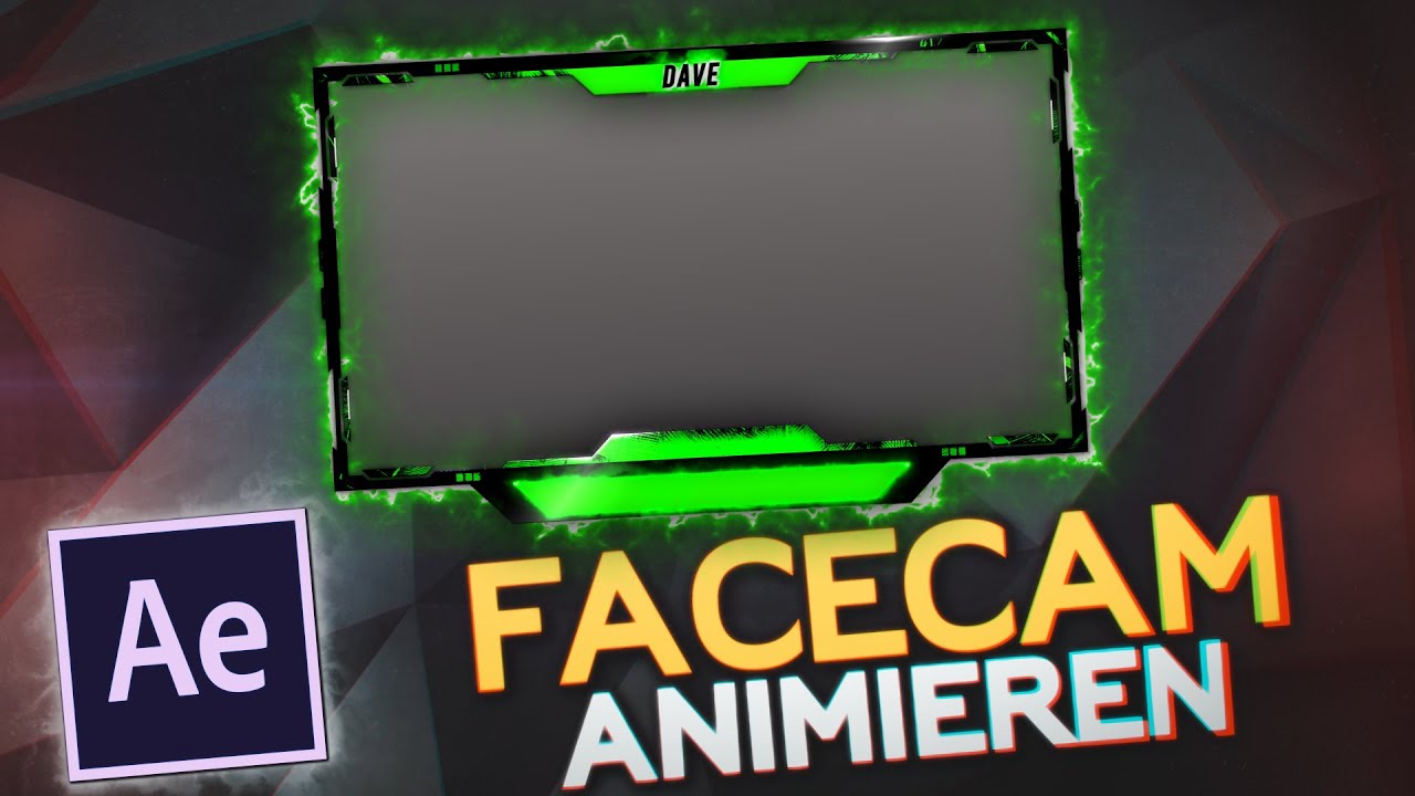 ANIMIERTE FACECAM ERSTELLEN für Twitch | After Effects Tutorial [GERMAN / DEUTSCH]