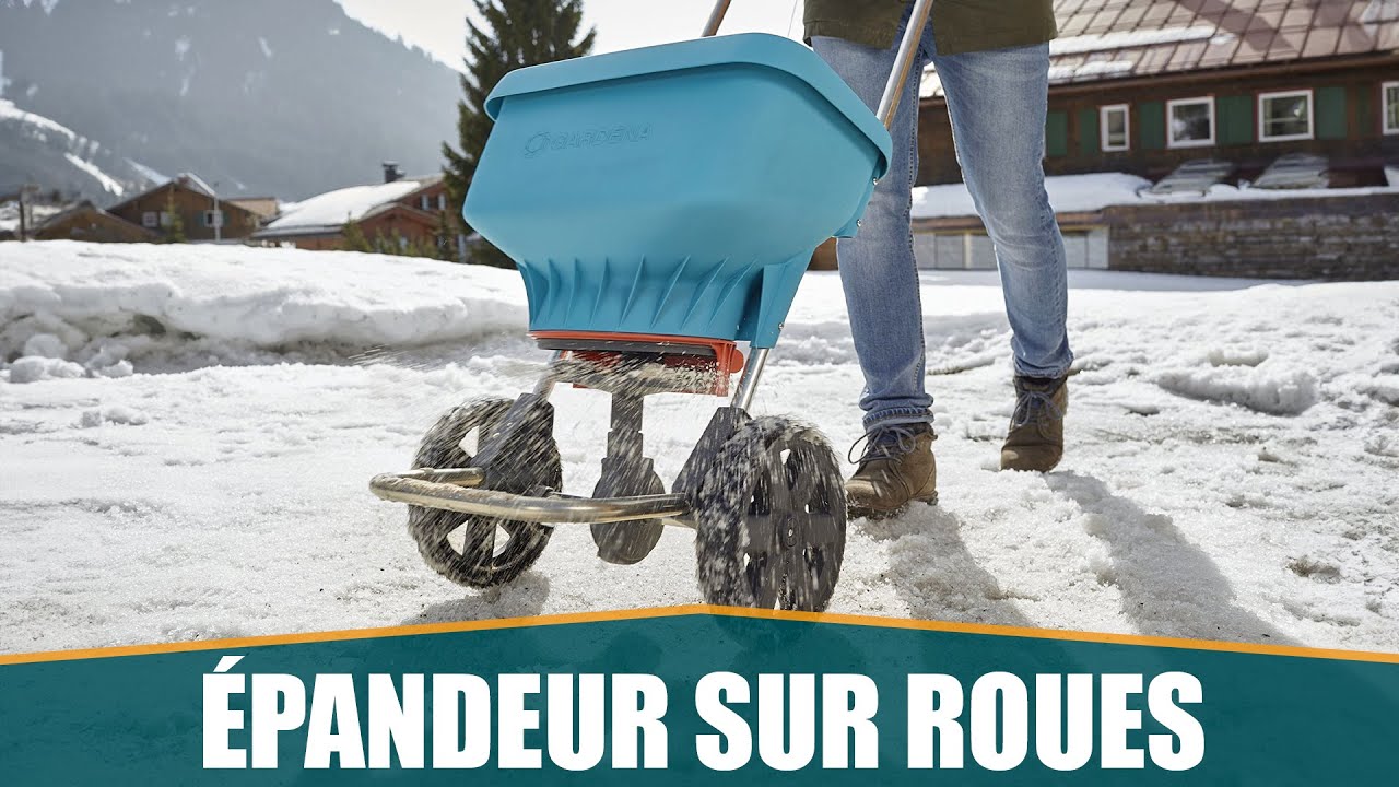 LE MEILLEUR &Eacute;PANDEUR D'ENGRAIS, SEMENCES, SEL DE DENEIGEMENT & SABLE - XL GARDENA