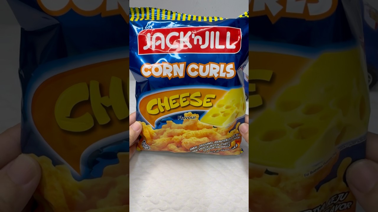 Jack n Jill Corn curls Cheese #snack #jajanan #keropok #short