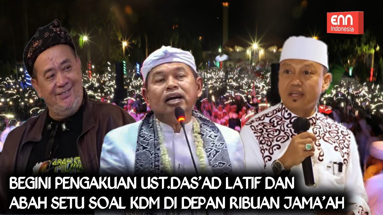 PENGAKUAN DUA ULAMA BESAR TERHADAP KDM GUBERNUR JAWA BARAT