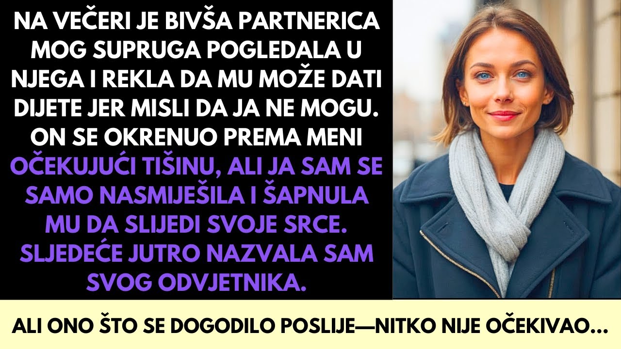 Bivša Mog Supruga Nudila Mu Bebu Na Luksuznoj Večeri—Moja Tiha Osveta Uzela Mu Je Sve