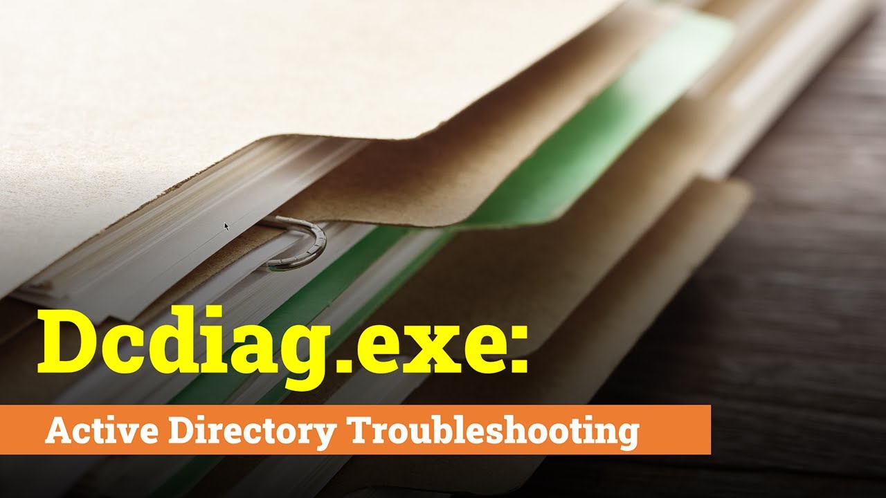 DCDiag.exe: общие сведения об устранении неполадок Active Directory