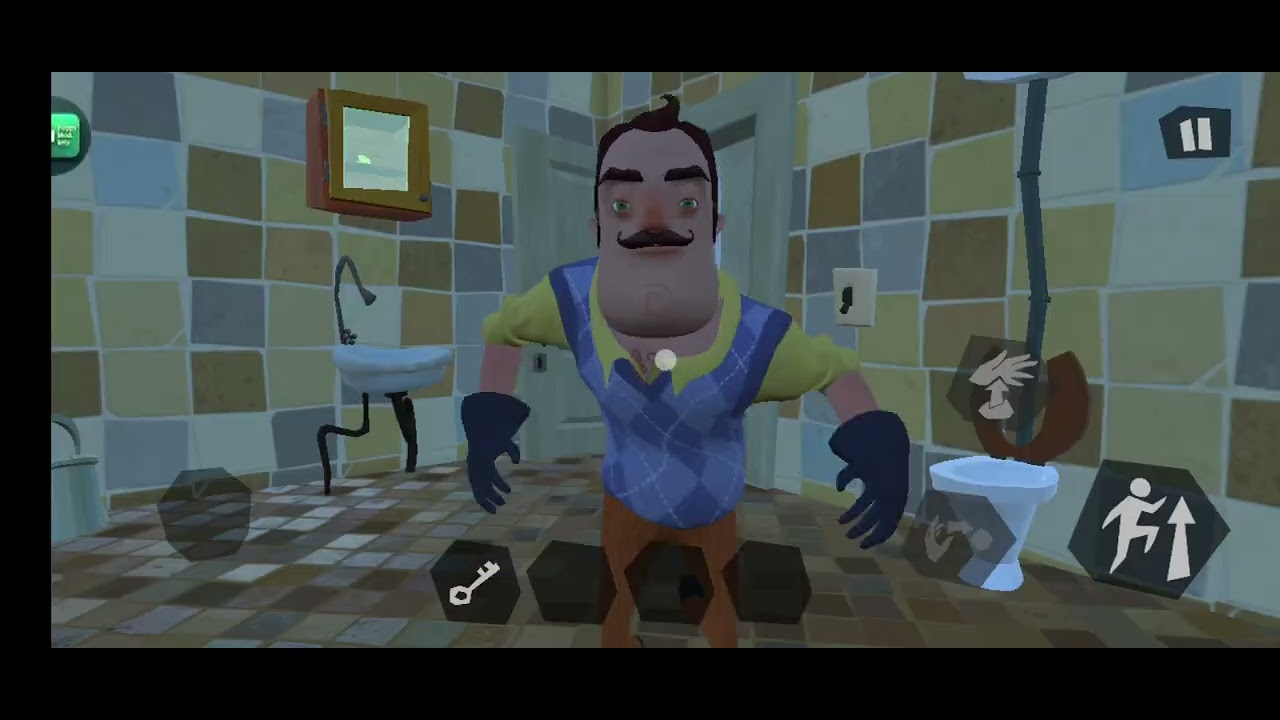 Hello neighbor 1 (ilk bölüm) 😊:⁠-⁠D