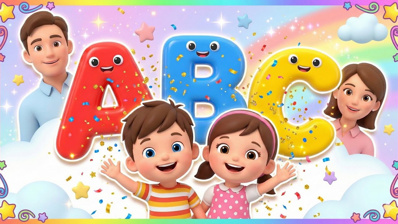 ABC Song for Kids | Learn Alphabets A to Z | Fun Nursery Rhymes