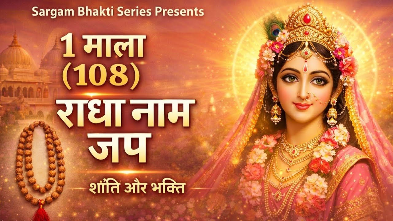 श्री राधा नाम जप | 108(1 MALA) Shri Radha Naam Jap | Radha Radha Chanting