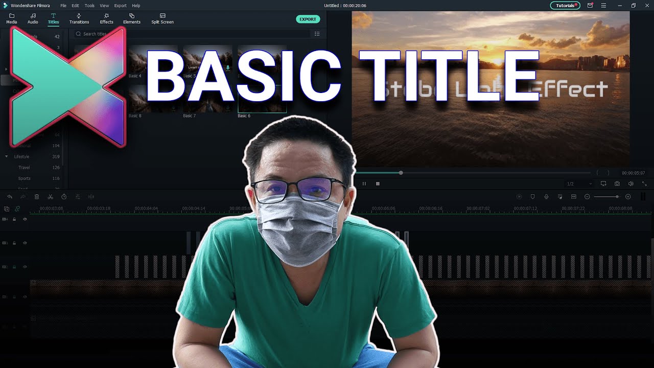 How to Get Basic Text Title in Filmora X|  Filmora X Tutorial For Beginners
