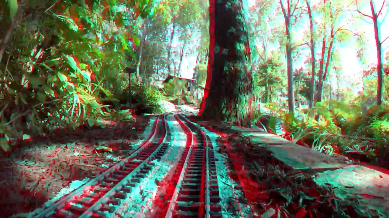 Fox Creek RR - 3D Anaglyph POV (Red/Cyan)