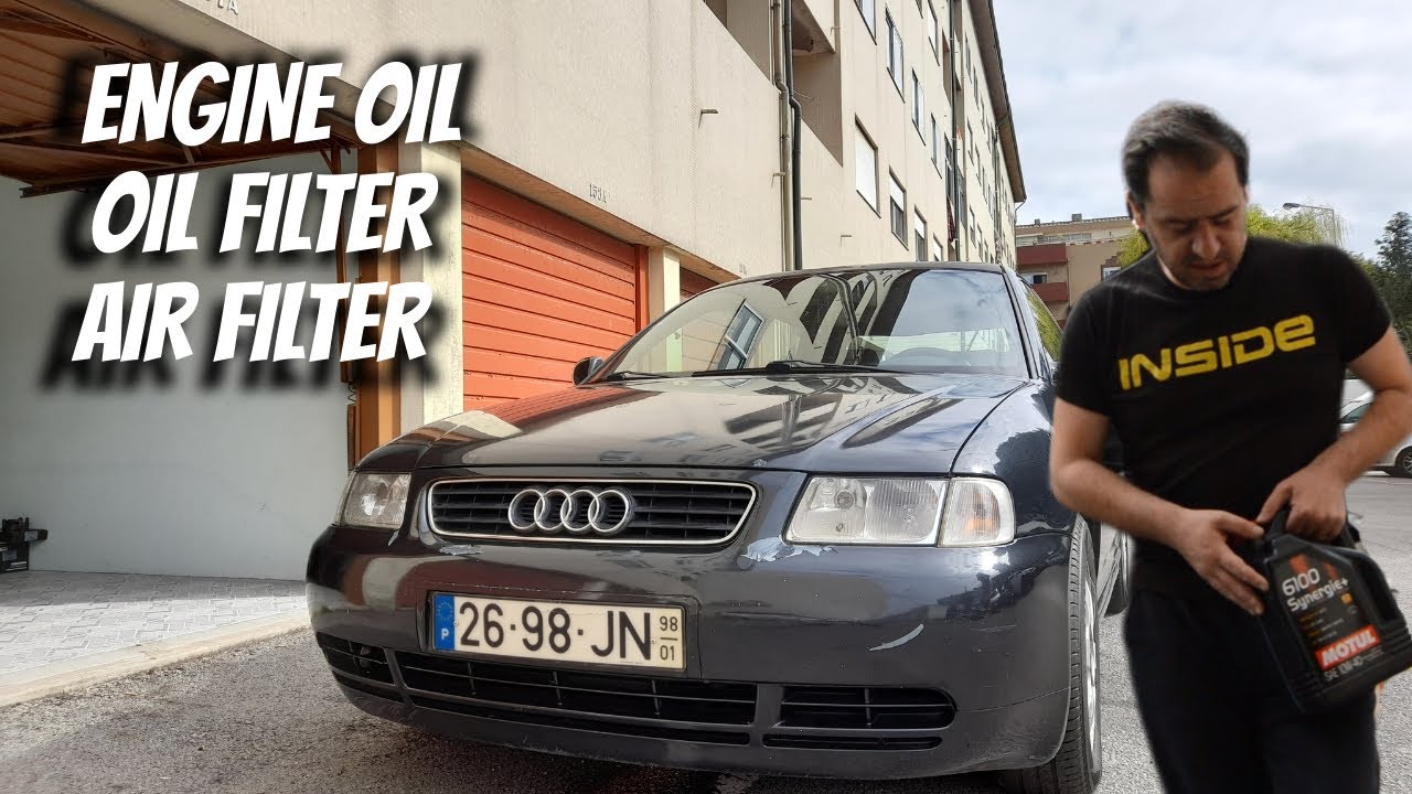 ✅  AUDI A3 1.6 8L Oil and Filters Change