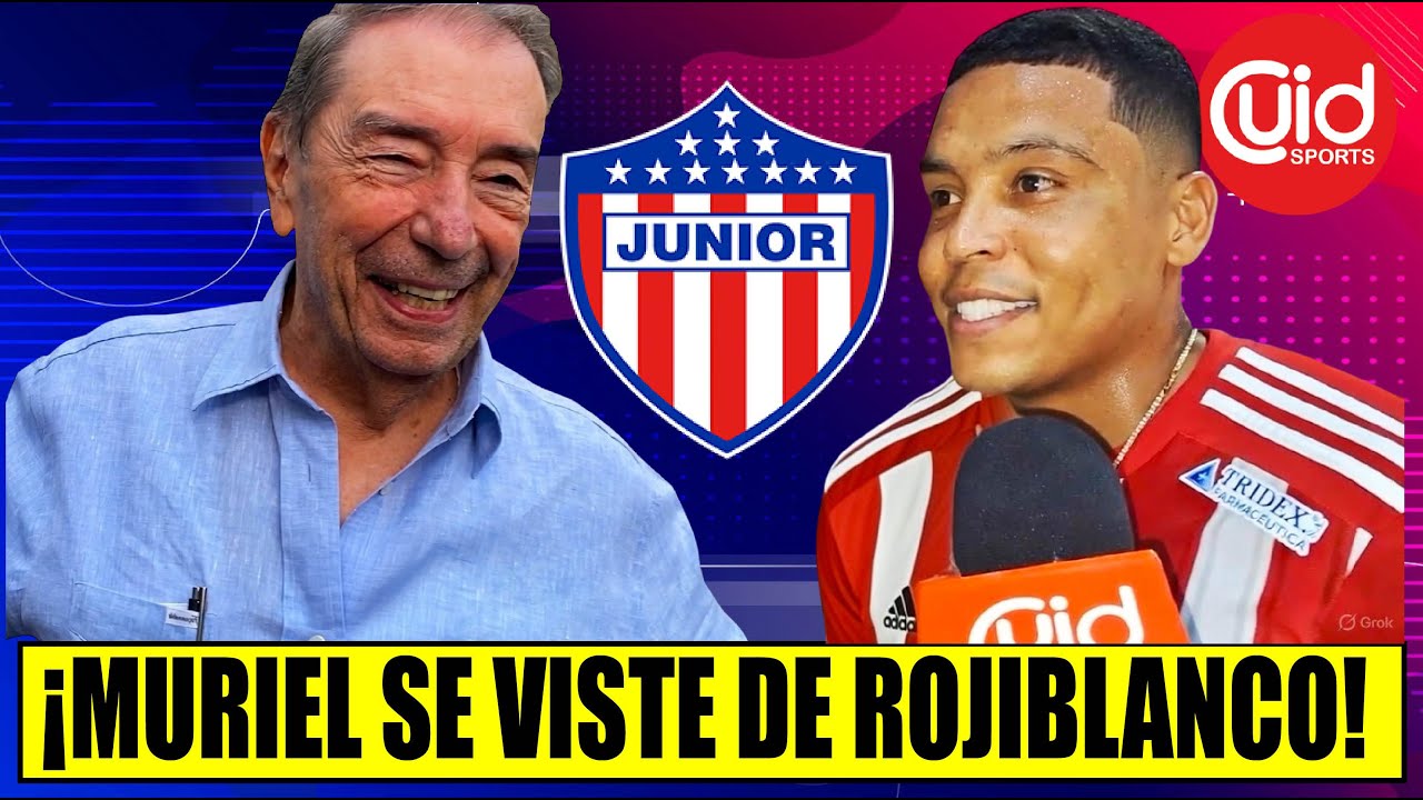 ¡BOMBAZO JUNIOR! LUIS FERNANDO MURIEL ES TIBURÓN | EL GRAN DETALLE QUE SE PREPARA EN SU PRESENTACIÓN