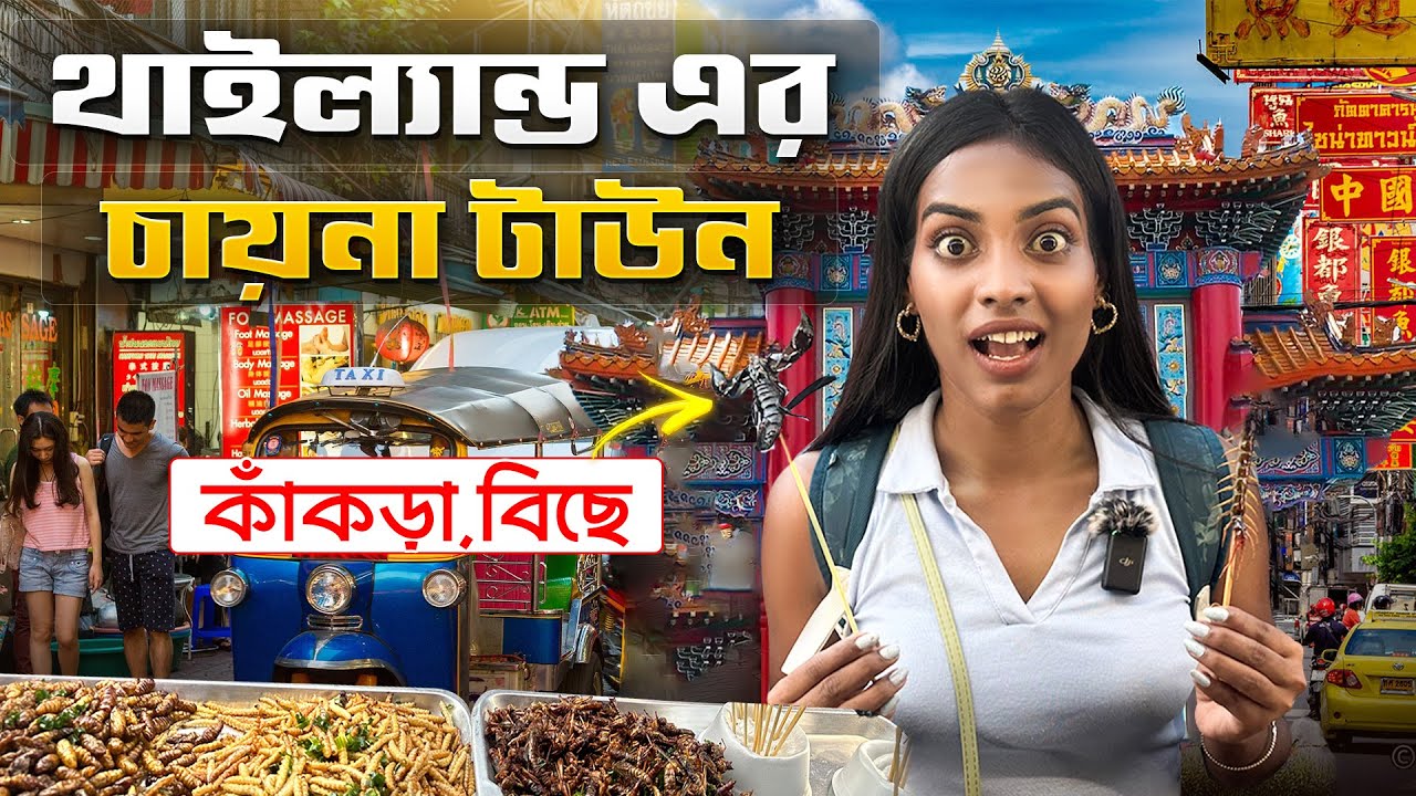 প্রথমবার  কাঁকড়া বিছে খেলাম | Bengali solo travel vlog | Jajabor vlogs |Thailand 02