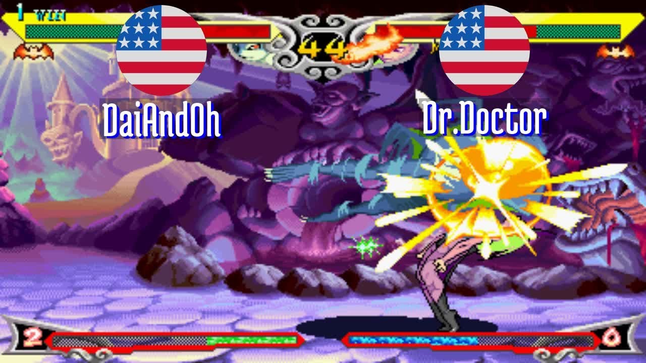 FT5 @vsavj: DaiAndOh (US) vs Dr.Doctor (US) [Vampire Savior vsav Fightcade] Feb 8