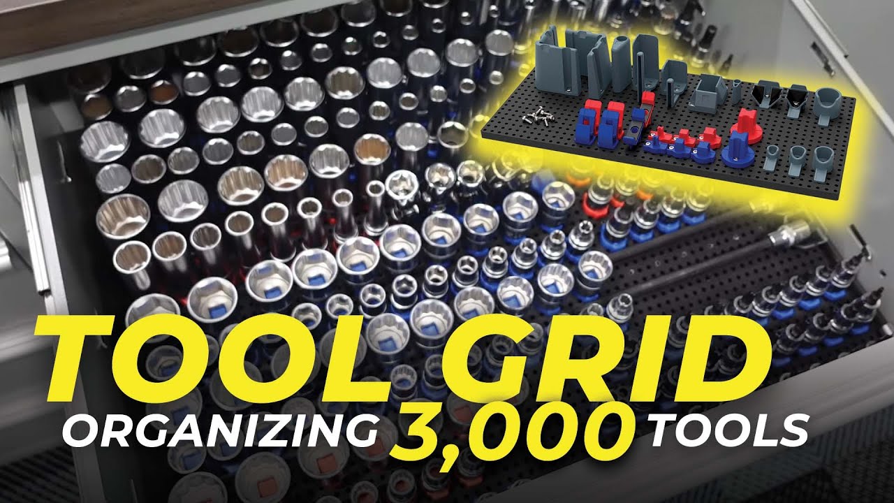 Using Tool Grid to Organize 3,000 Hand Tools in My Home Garage