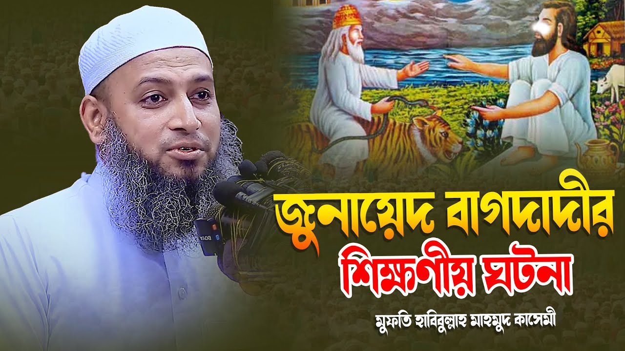 জুনায়েদ বাগদাদীর একটি শিক্ষণীয় ঘটনা । মুফতি হাবিবুল্লাহ মাহমুদ কাসেমী ।  Bangla Waz 2025