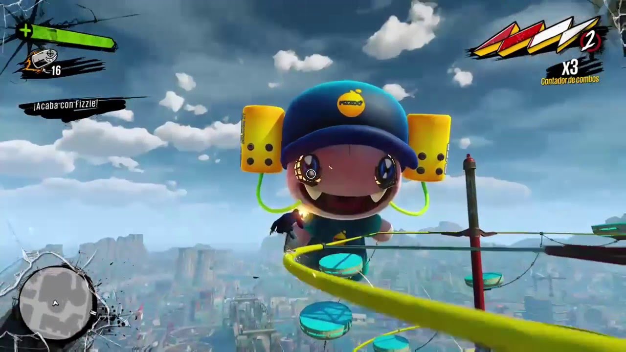 Sunset Overdrive !Fizzie! (monstruo fight español)