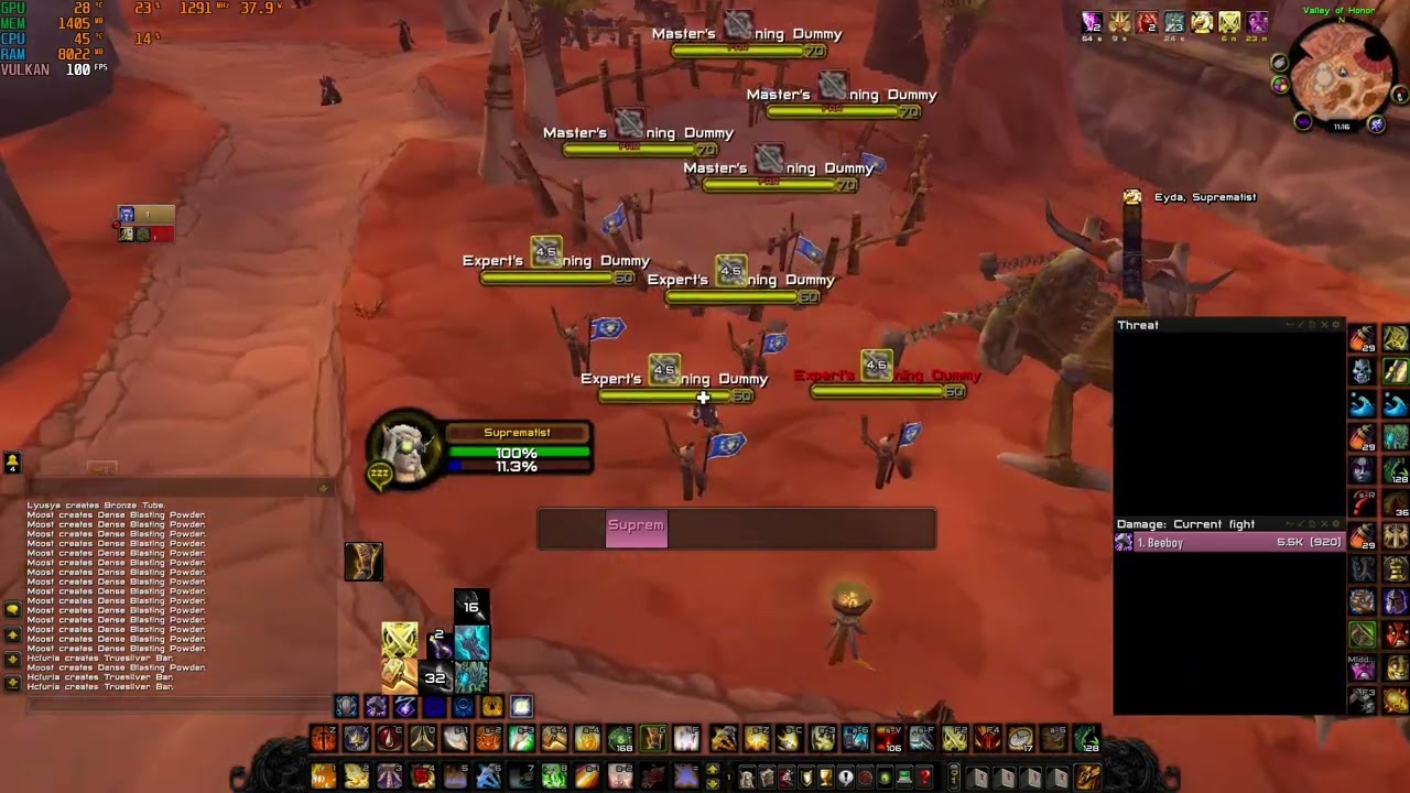 Divine Storm range indicator on all enemy nameplates (WotLK 3.3.5a)