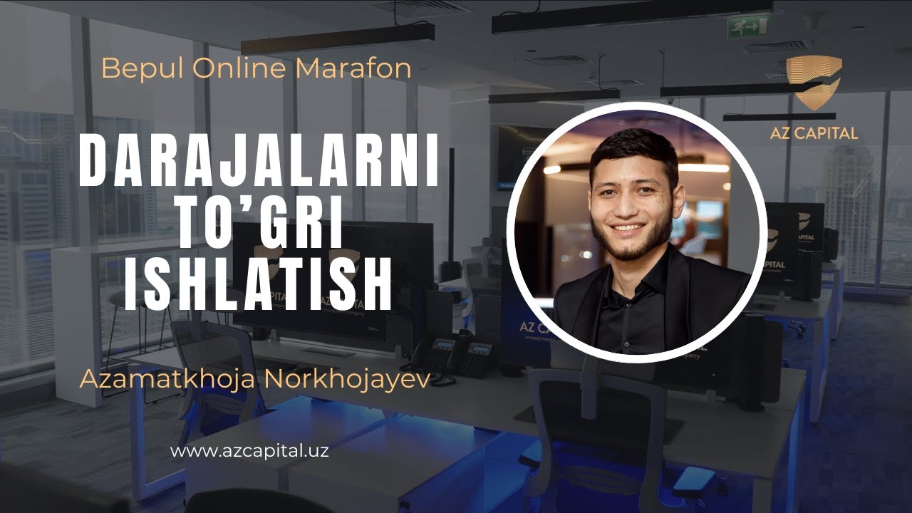 DARAJALARNI TO'G'RI ISHLATISH - Azamatkhoja Norkhojayev