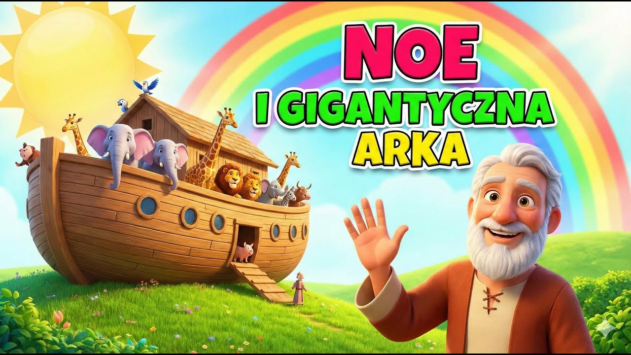 Noe i GIGANTYCZNA Arka 🛶 | NIESAMOWITA Historia dla Dzieci | Bajki po Polsku | Słuchowisko PL