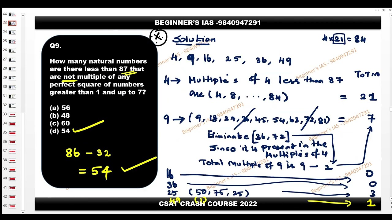 NUMBER SYSTEM MISCELLANEOUS QUESTIONS- MUST LEARN