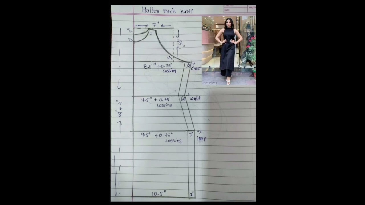 Halter neck 🧣 kurti