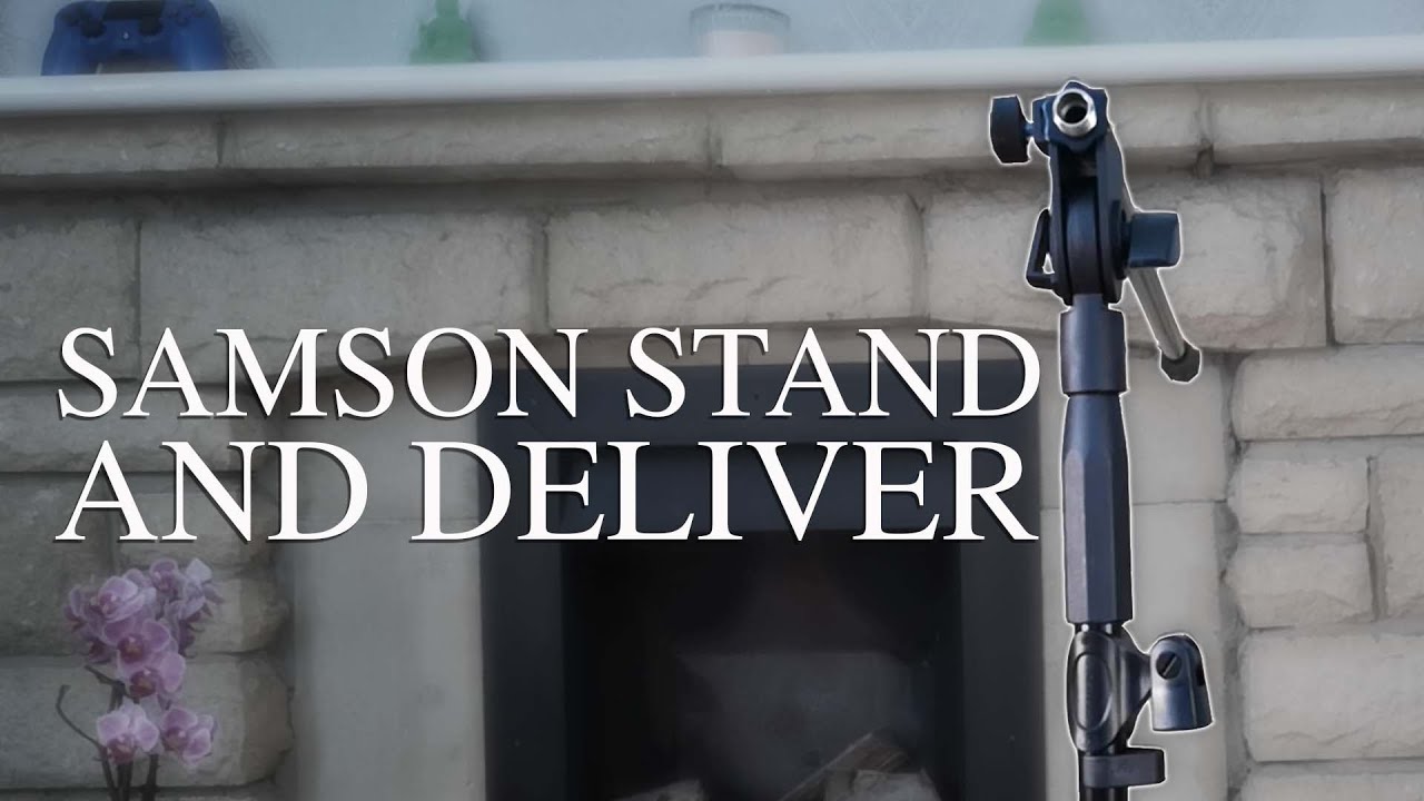 Samson MK10 Microphone Stand | budget mic stand for blue yeti | UK Review & Unboxing