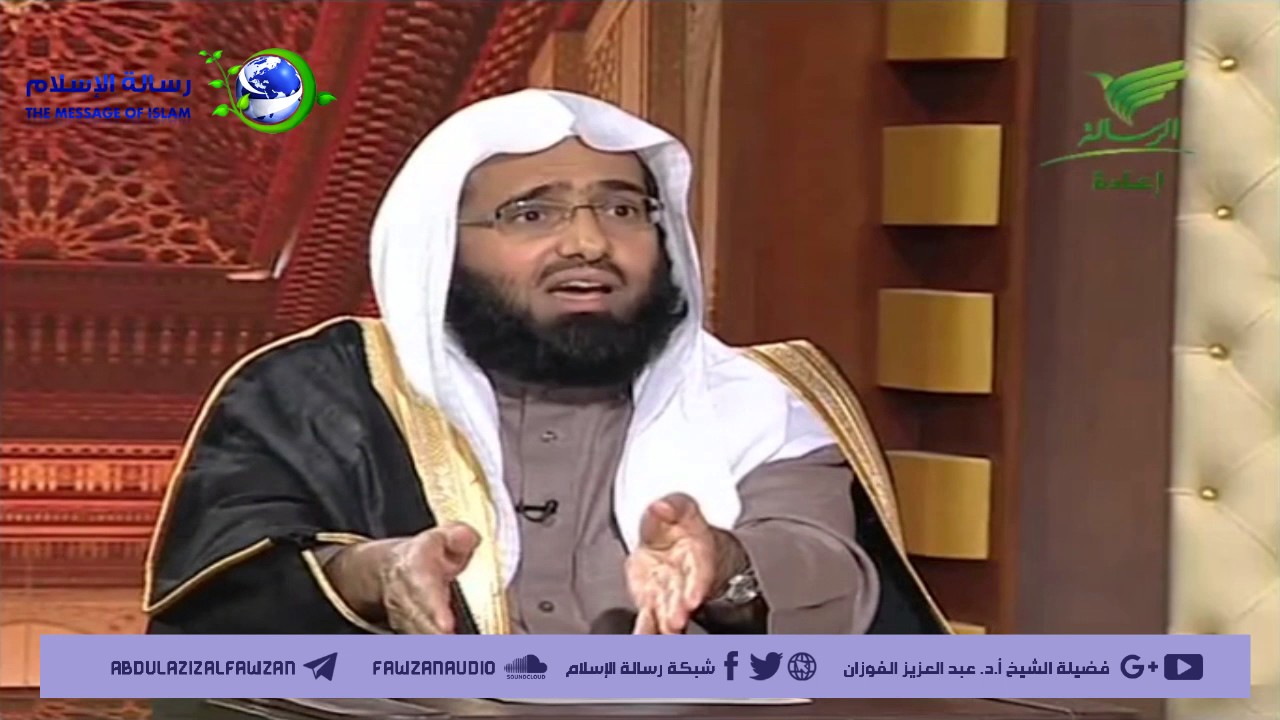 انفعال الشيخ عبدالعزيز الفوزان بسبب متصل متعاطف مع داعش