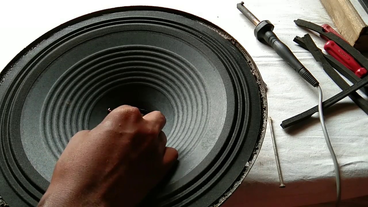 speaker repair in Hindi ( step by step guide ) 12inch DJ speaker repair