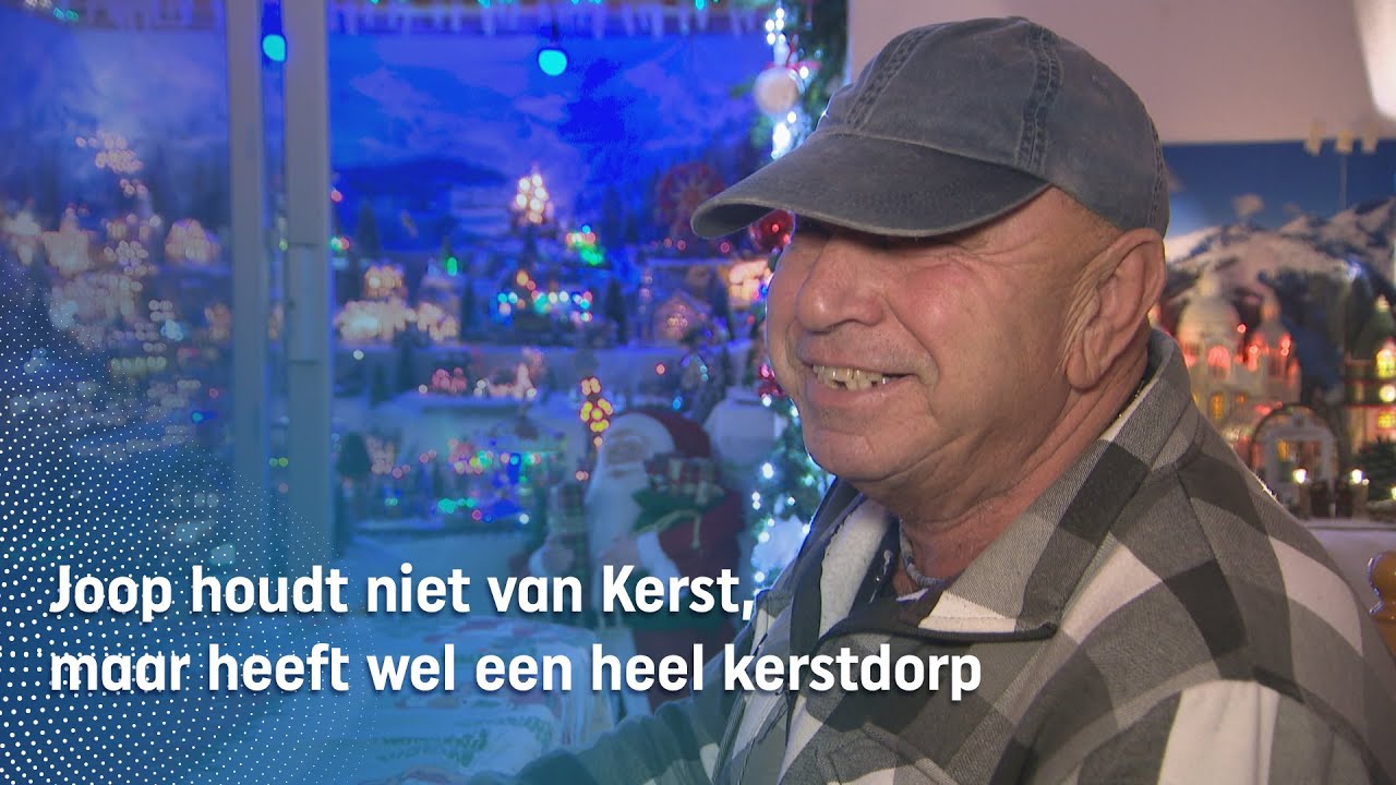 Lekker Pieken: Joop houdt niet van Kerst, maar heeft wel een compleet kerstdorp | RTV Oost