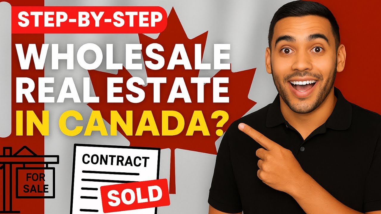 How to Wholesale Real Estate in Canada (Step-by-Step Guide for Beginners)