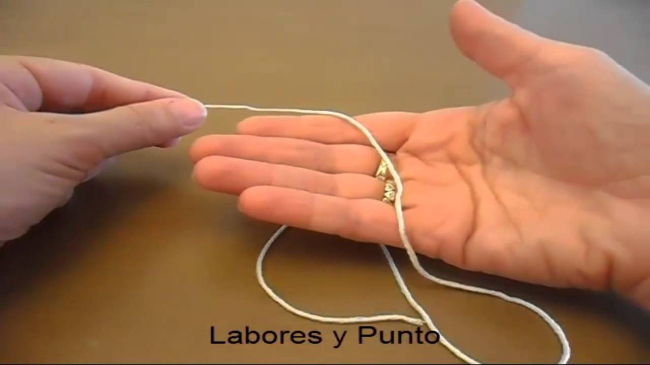 Como montar los primeros puntos en dos agujas
