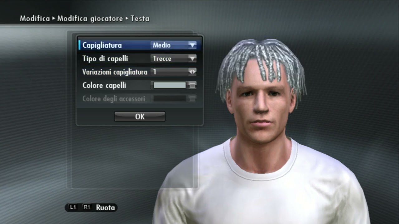 capigliature su pro evolution soccer 2008