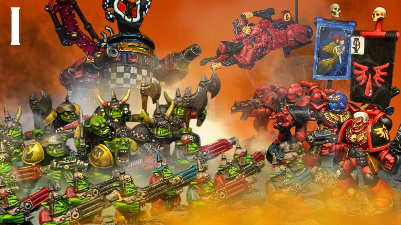 NEW CAMPAIGN | Blood Angels VS Orks | 2nd Edition Battle Report