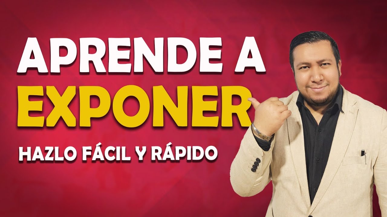 ✅ Cómo HACER UNA PRESENTACIÓN o EXPOSICION - ¡Estructura un discurso de impacto! 💪