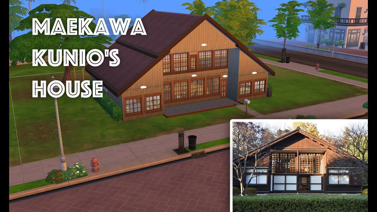 Building History: Maekawa Kunio's House, Modernised [Sims 4 Speedbuild]