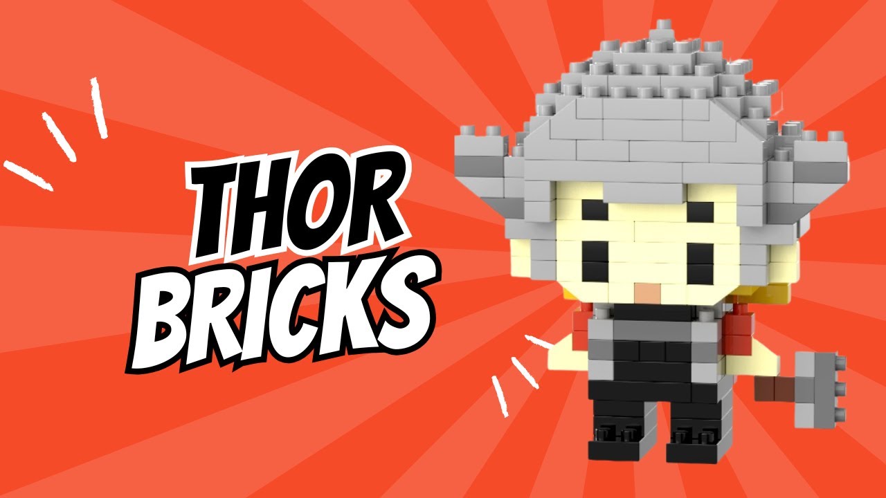 How to Build F3027 Thor Mini Blocks Toy | Marvel Brick Guide
