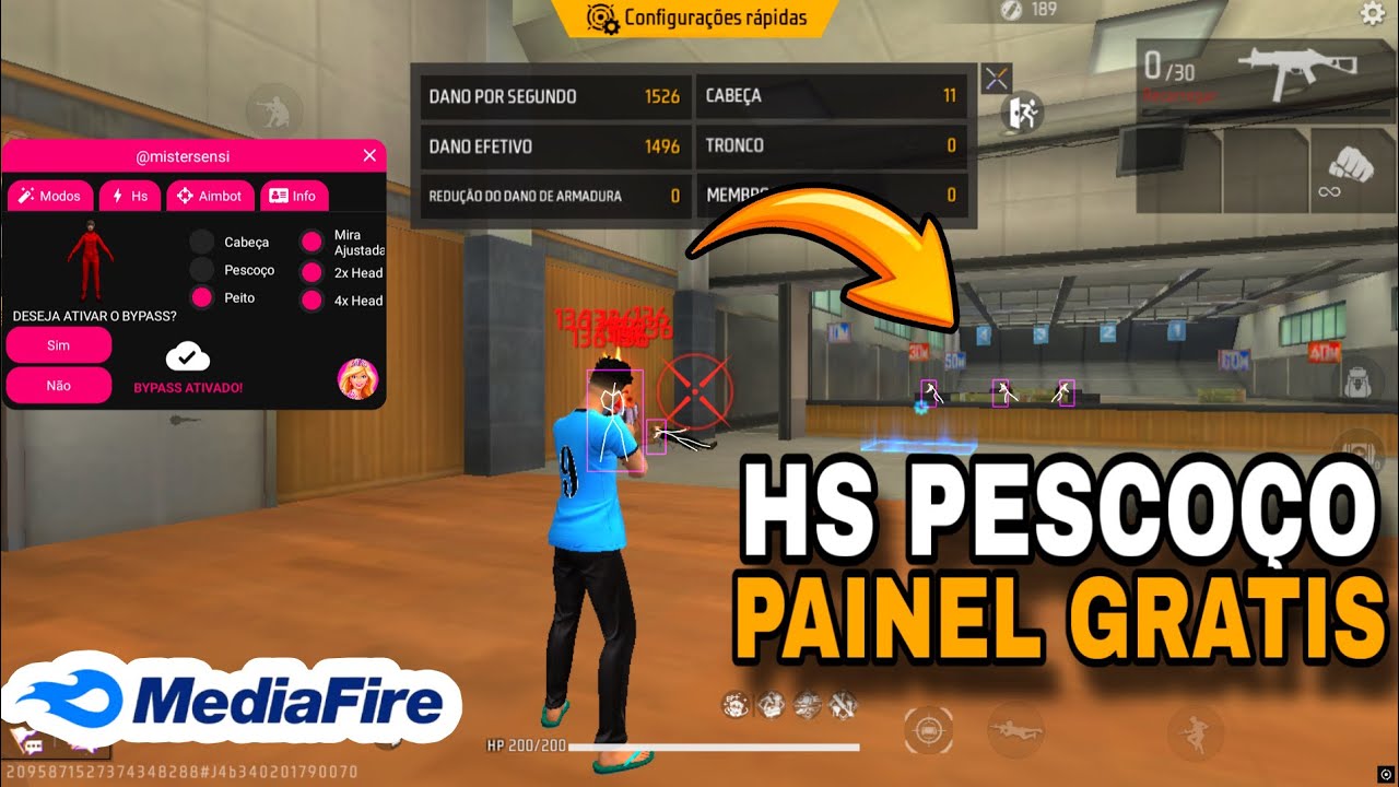 SAIU  NOVO HS PEITO CORPO TODO + BALA M&Aacute;GICA ATUALIZADO LINK DIRETO, HS PEITO VIP ANDROID E IPHONE📲