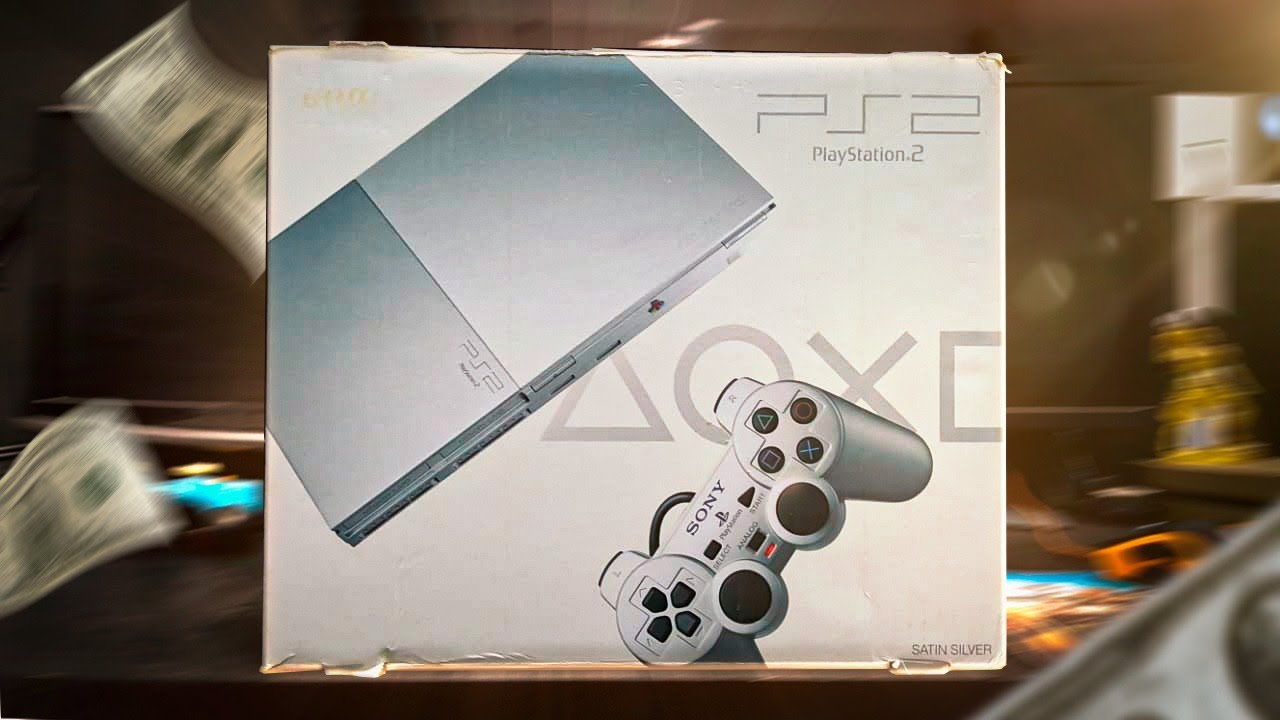 PLAYSTATION 2 PRATA NA CAIXA - UNBOXING