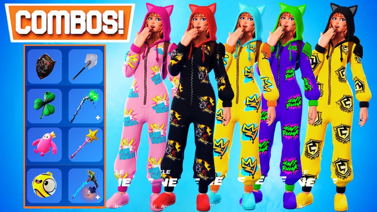 Лучшие комбинации скинов для комбинезонов Wonder Onesie (10 комбинаций!)