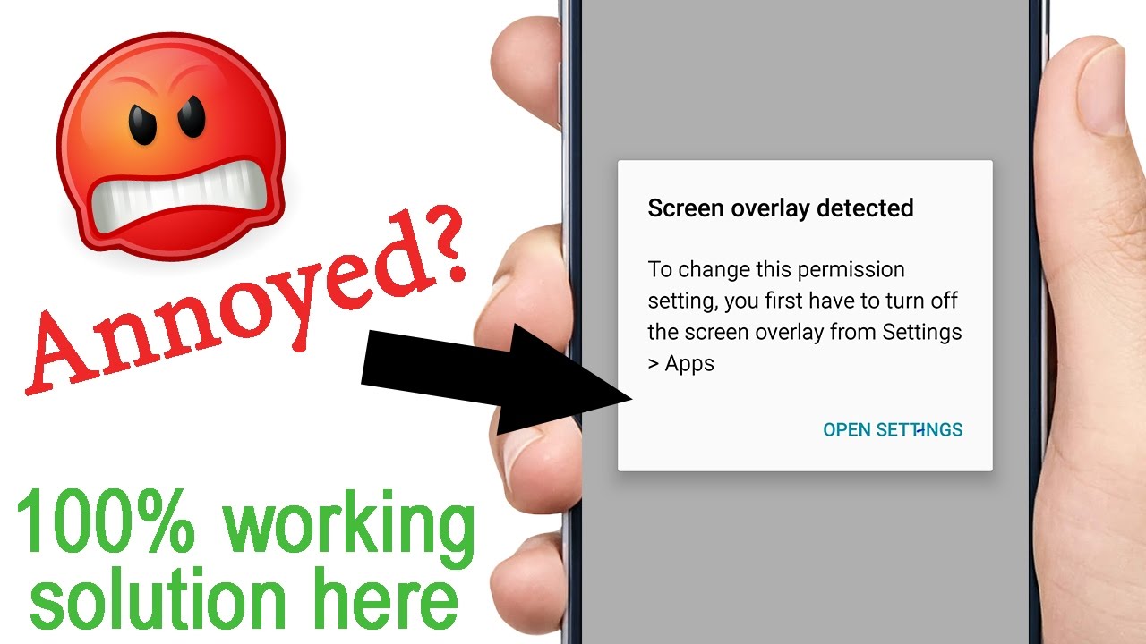 Screen Overlay Detected on  Marshmallow | 100% Working solution |