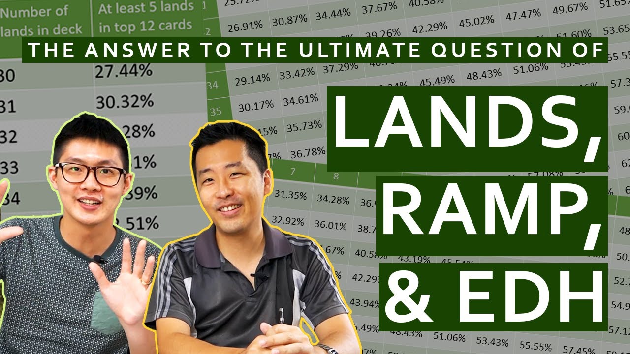 How many lands & ramp cards for EDH? | MTG commander guide 2021