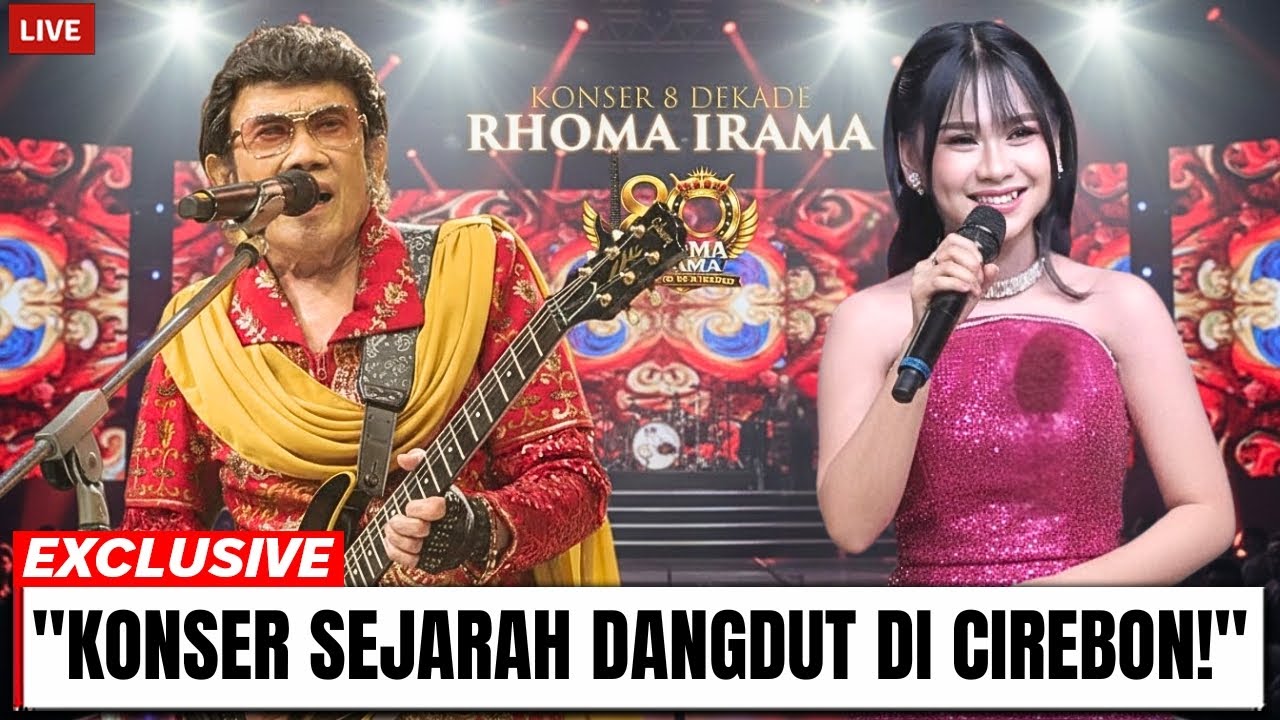 HEBOH‼️APRIL DA7 JADI TAMU SPESIAL KONSER 80 TAHUN RHOMA IRAMA, CIREBON LUMPUH TOTAL!