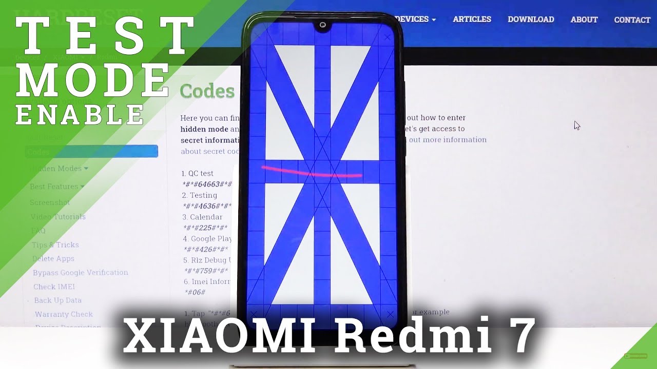 How to Open Test Mode in XIAOMI Redmi 7 &ndash; Hardware Test