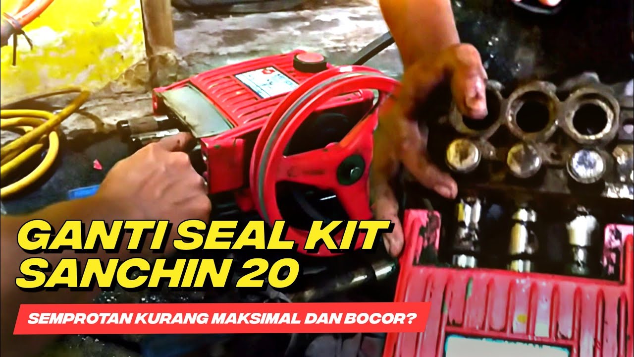 Cara Ganti Seal Kit Sanchin 20 dengan Mudah | Anti Bocor dan Lebih Awet⁉️