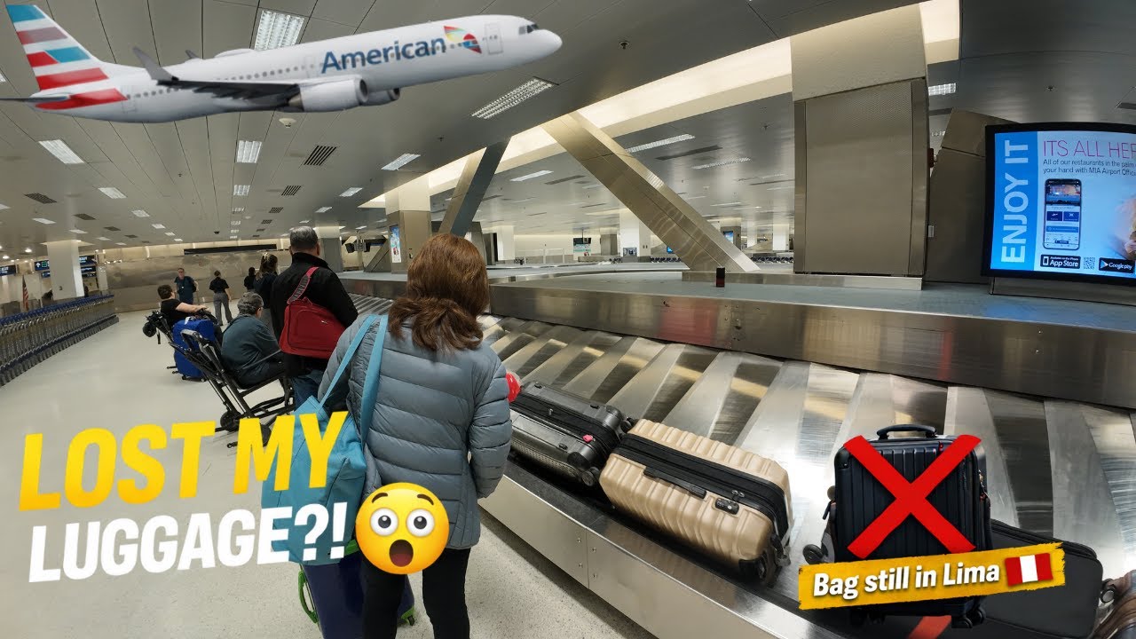 My Bag Was Left in Lima 🇵🇪 | American Airlines Connection in Miami to Chicago