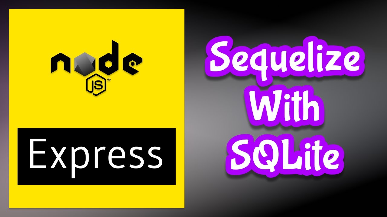 Rest application with Node JS Express & Sequelize & SQLite